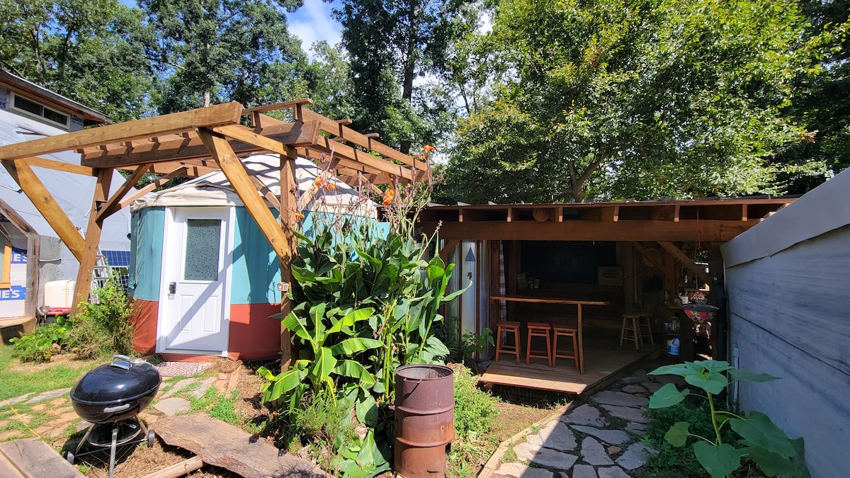 Yurt @ Seneca Treehouse Project