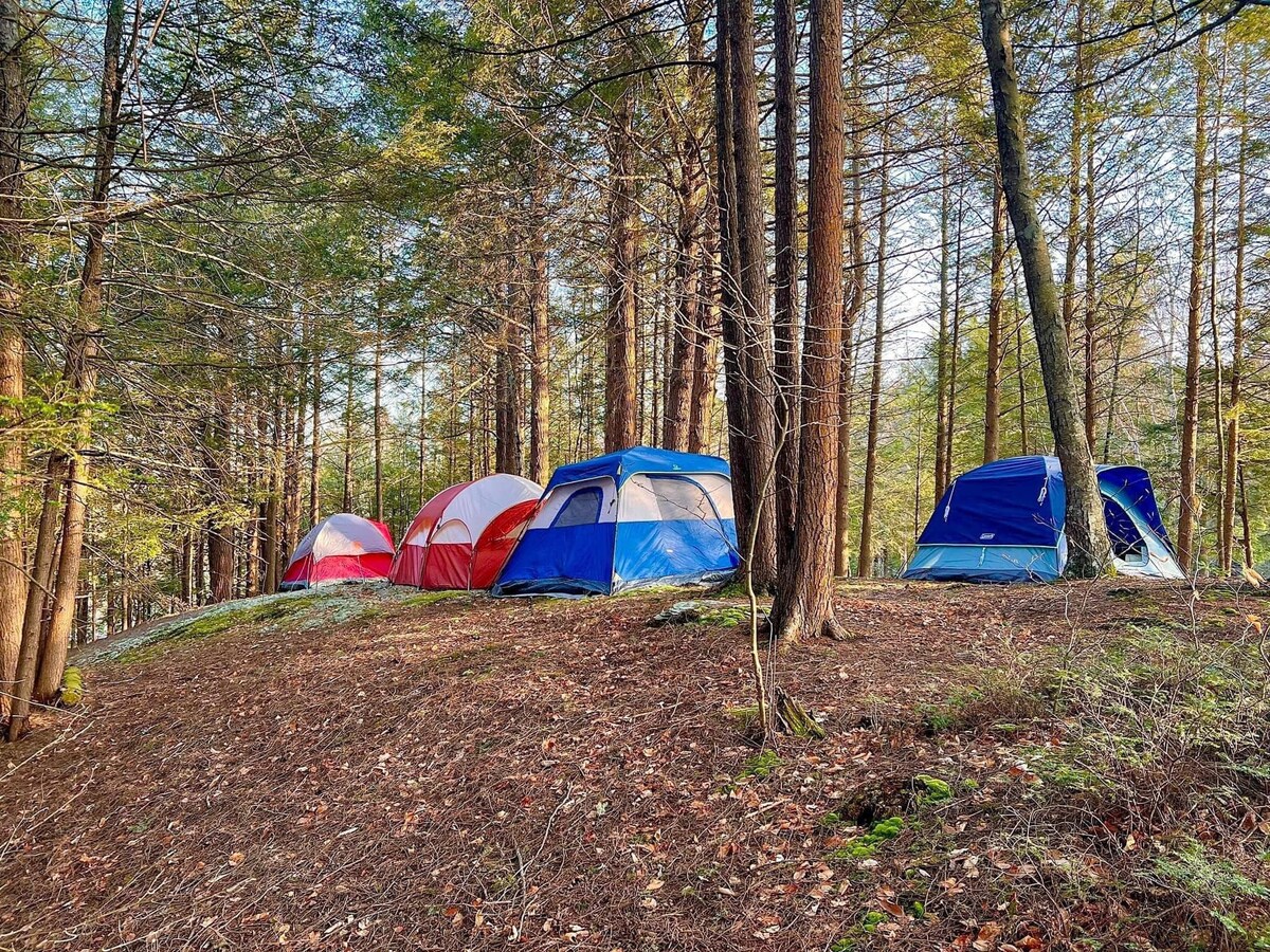 Rustic Camping and Haunted Hike All October!