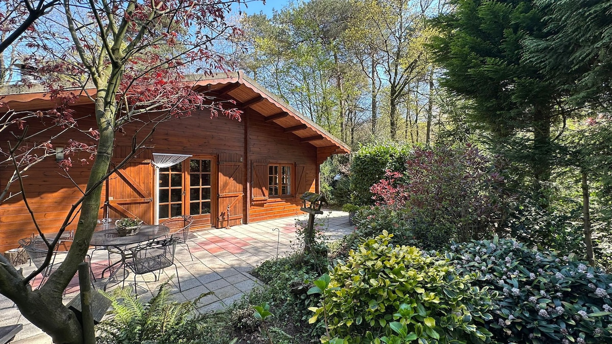 Uniek en sfeervol chalet in het bos bij Nijmegen.