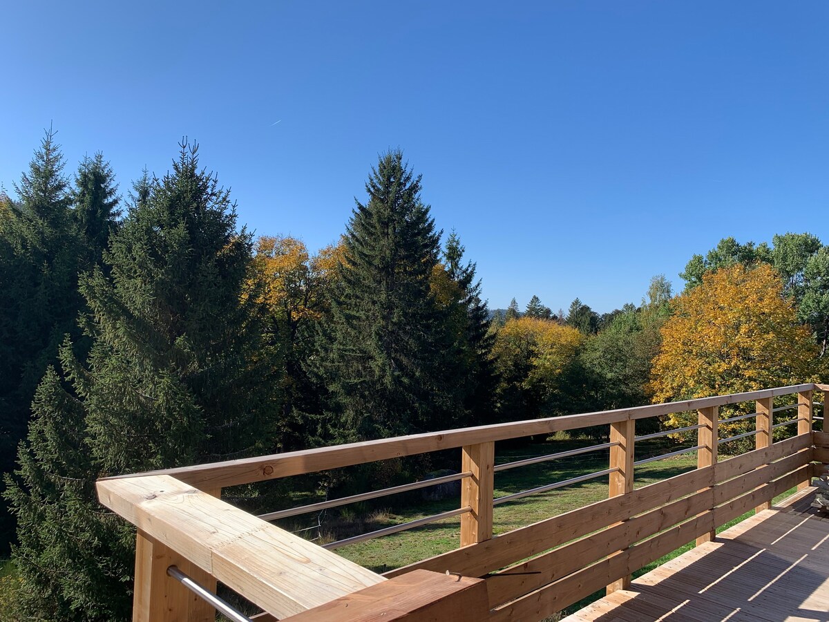 Chalet avec vue panoramique