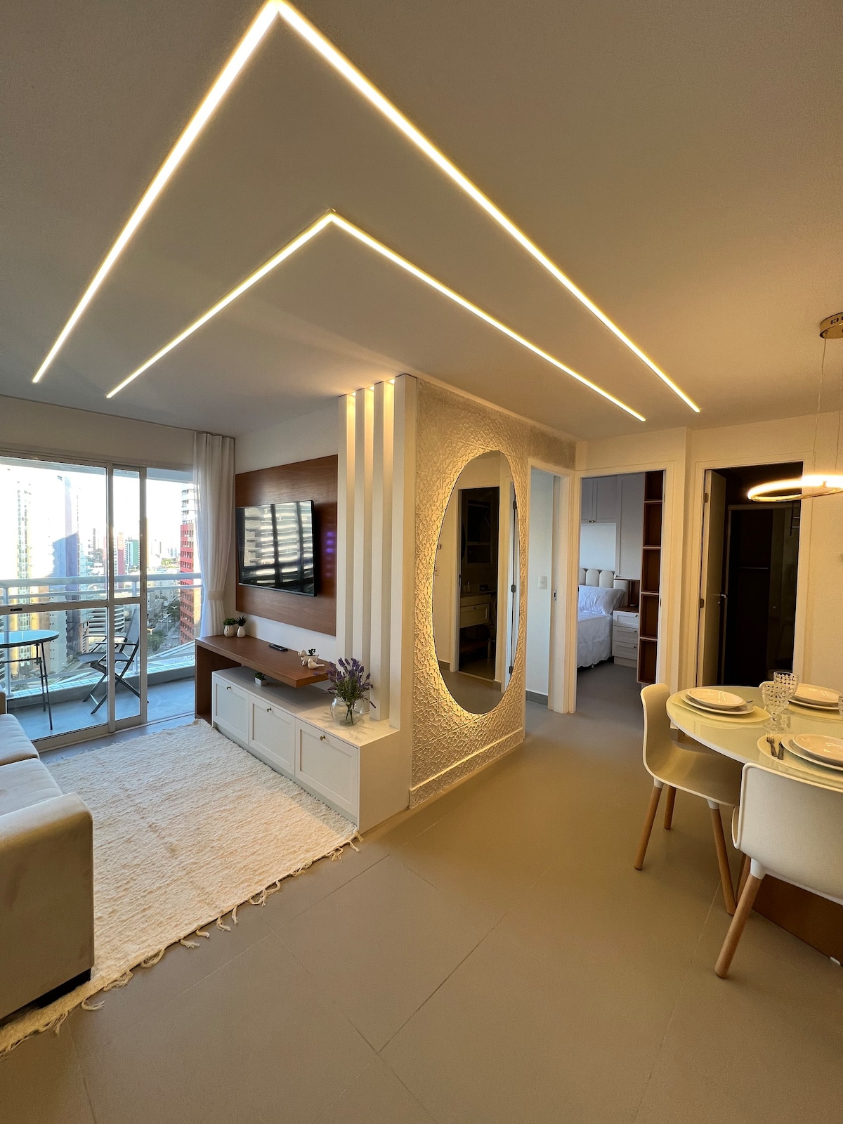 Apartamento alto padrão com vista  Na Beira Mar