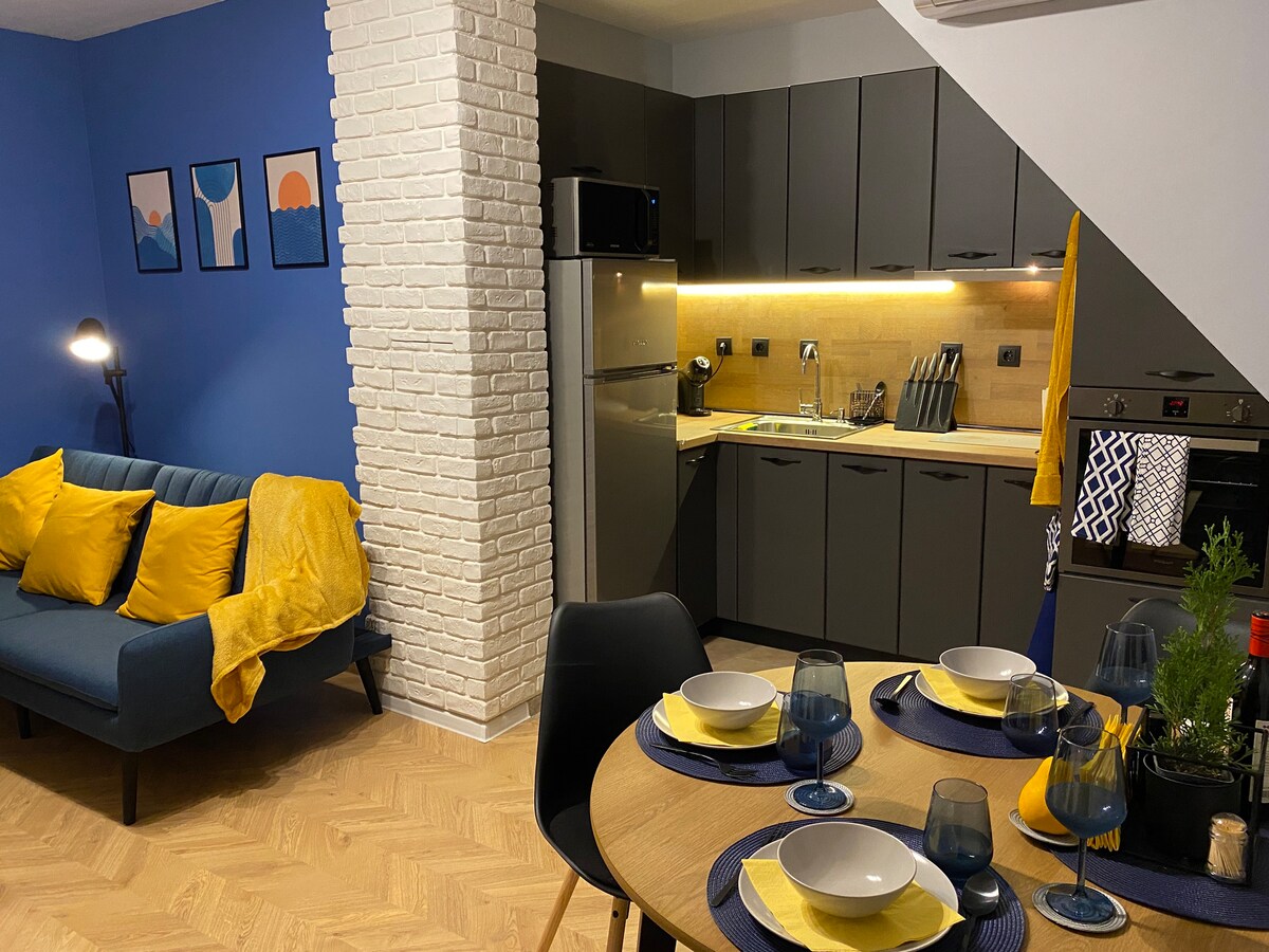黄色潜水艇|舒适的现代公寓。