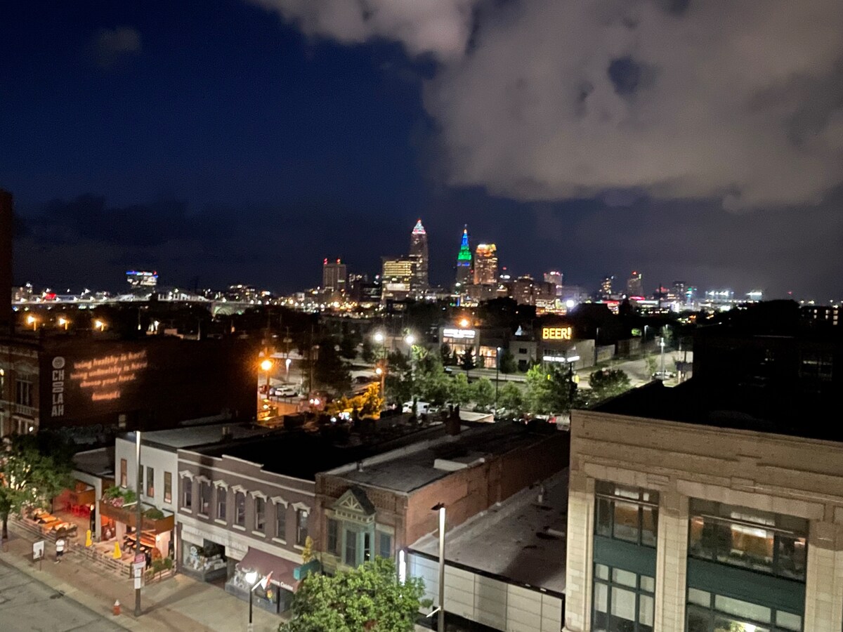 Ohio City with best views of downtown Cleveland!