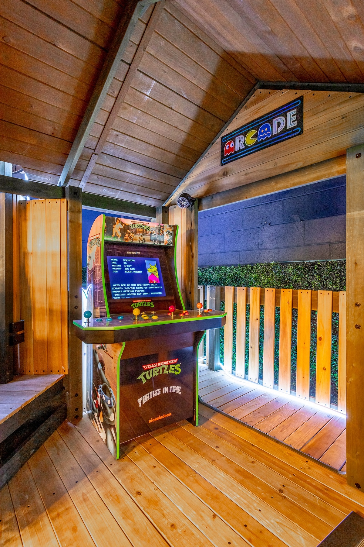 Theater and Treehouse Arcade at Rock Spring Resort