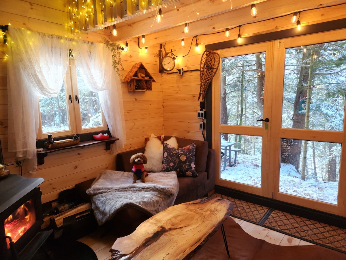 Teremok Log Cabin & Cedar Hot Tub & Sauna on Wood