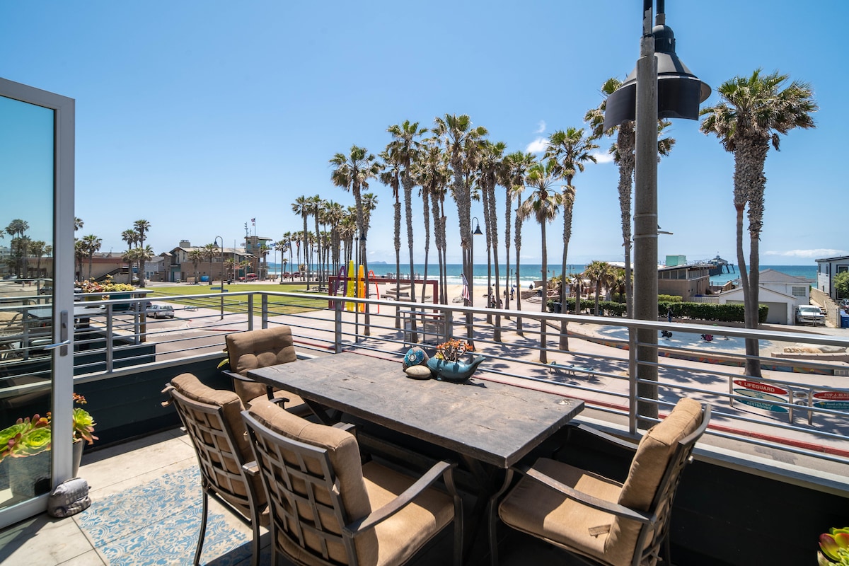 Dream Pano Oceanview: steps 2 pier+dining/sleeps 8