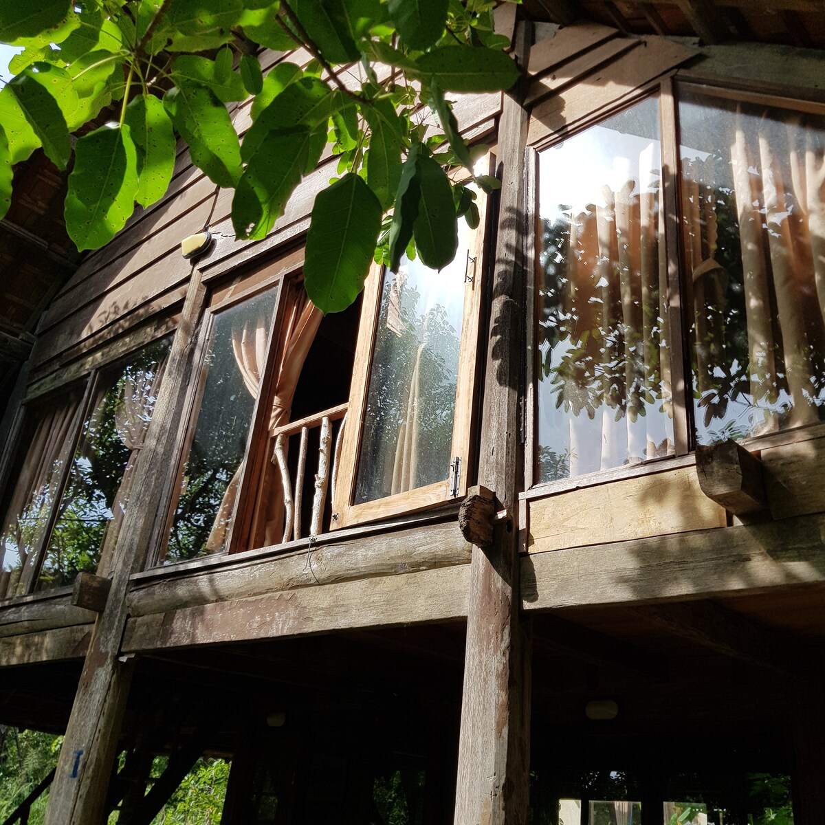 Ethnic Wooden House 2 at HappyZen Farm