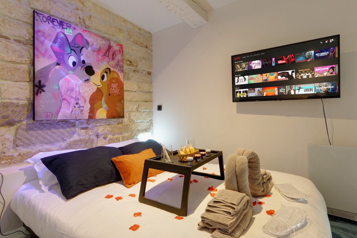 Suite Romantique - Centre Historique, jacuzzi,wifi