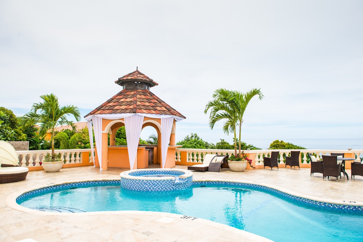 牙买加的5卧室豪华别墅，全包式别墅