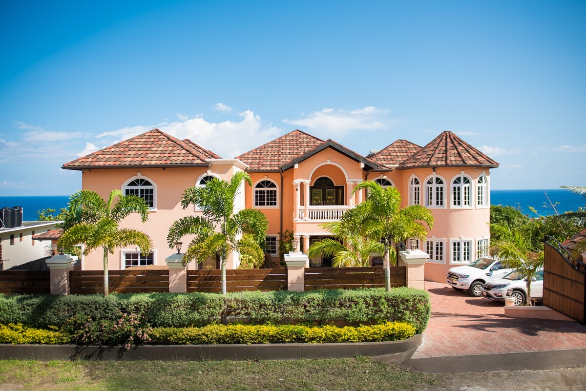 牙买加的5卧室豪华别墅，全包式别墅