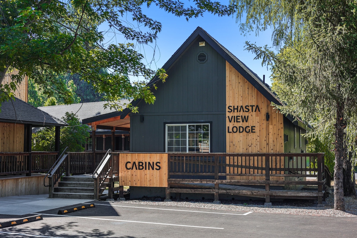 舒适单间公寓小木屋+壁炉+沙斯塔山（ Mt Shasta ）景观# 1