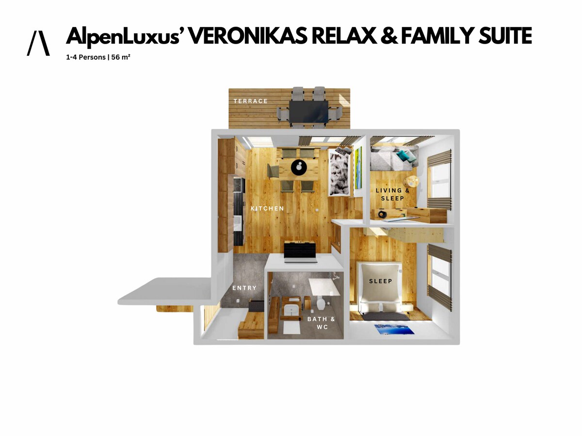 AlpenLuxus' Veronikas Relax & Family Suite