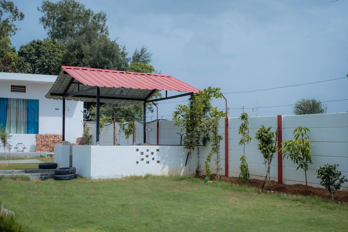 A best farm stay with 2bhk with pool