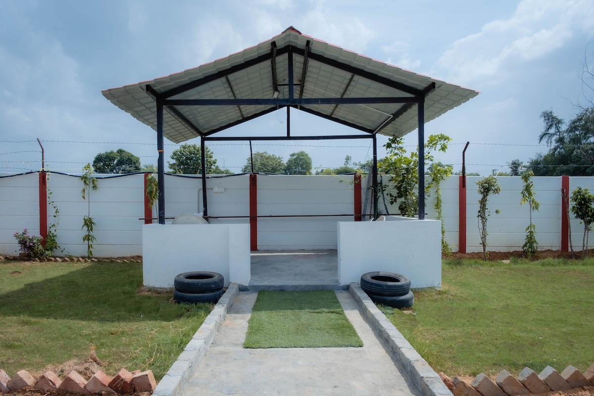 A best farm stay with 2bhk with pool