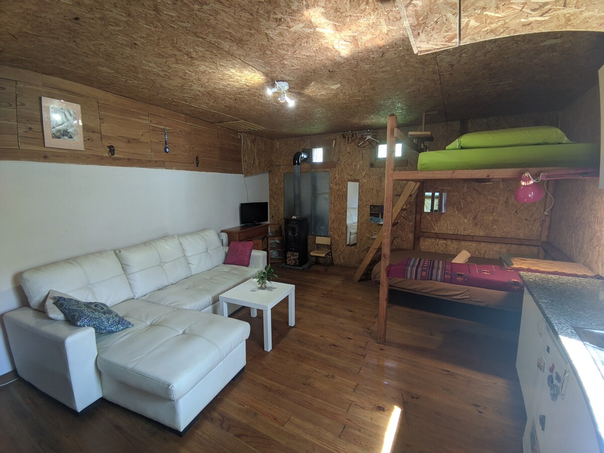 Room in cottage on former organic farm