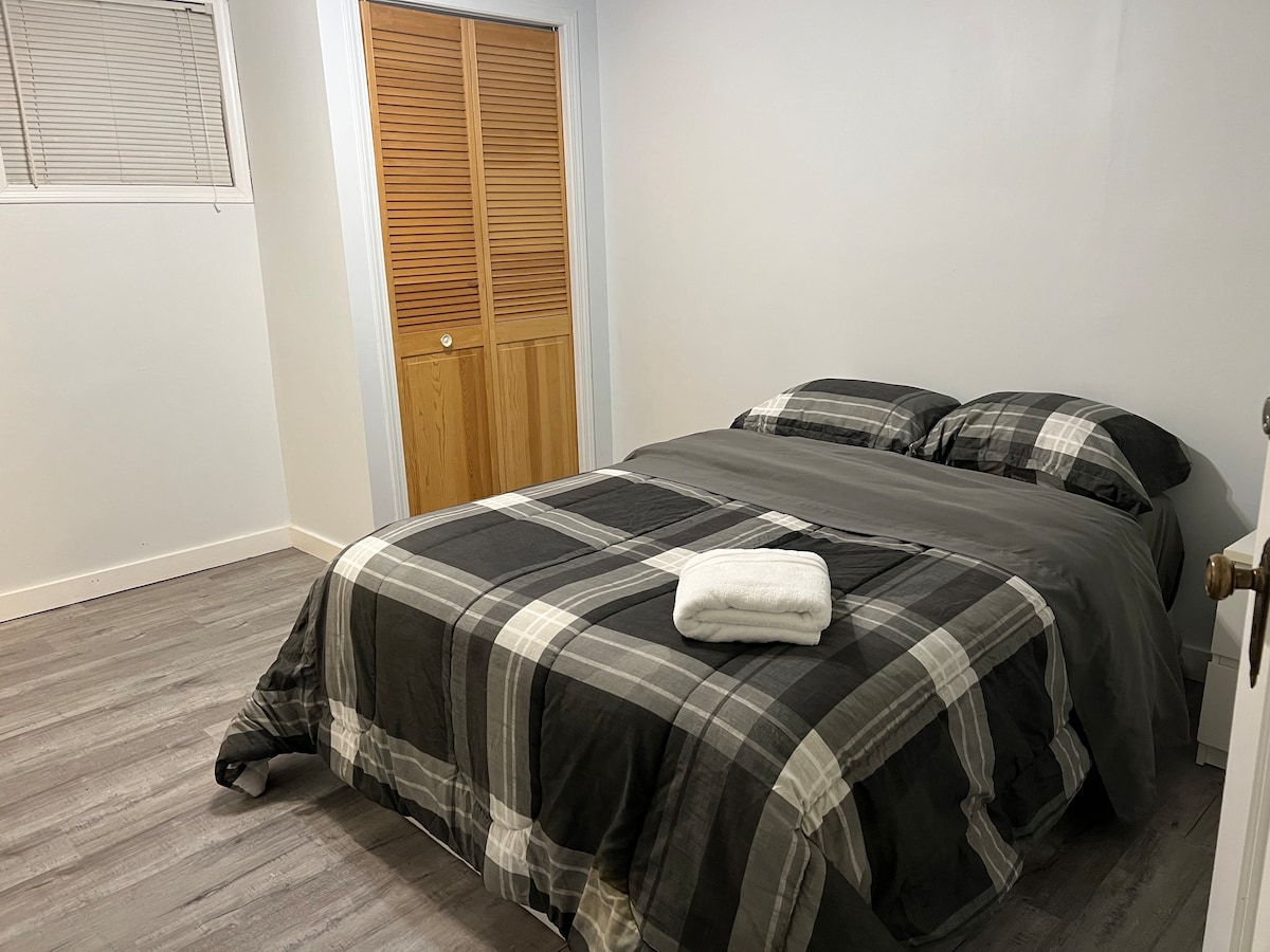 Private room with full-bath in basement