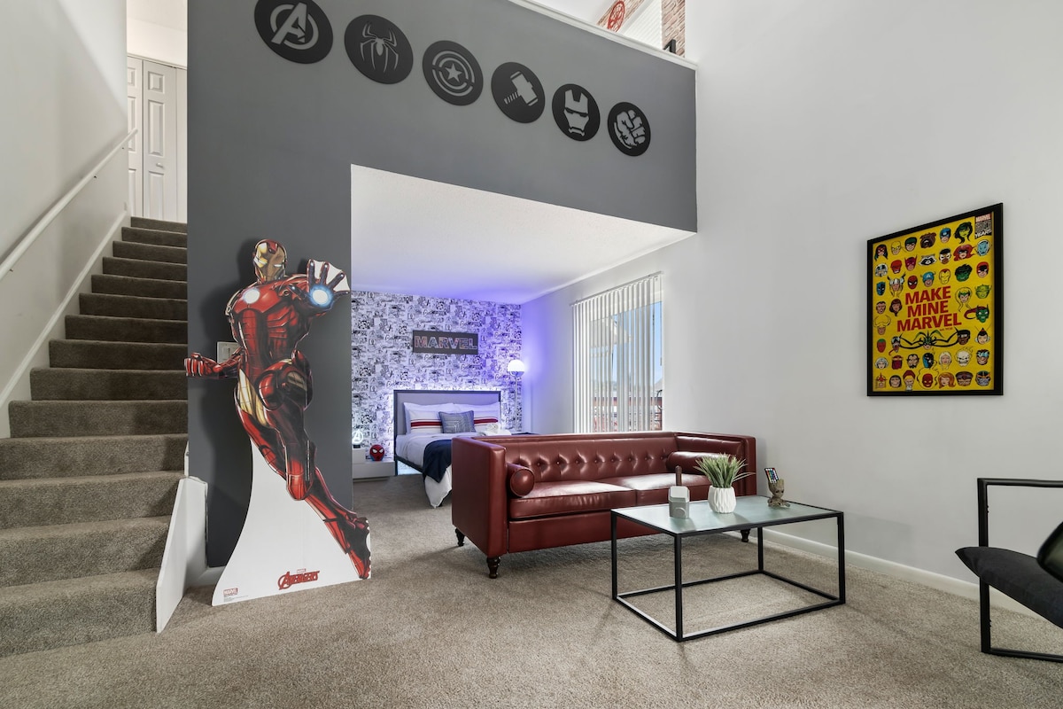 Marvel Themed Loft near Mid-City