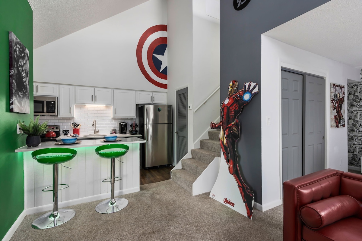 Marvel Themed Loft near Mid-City