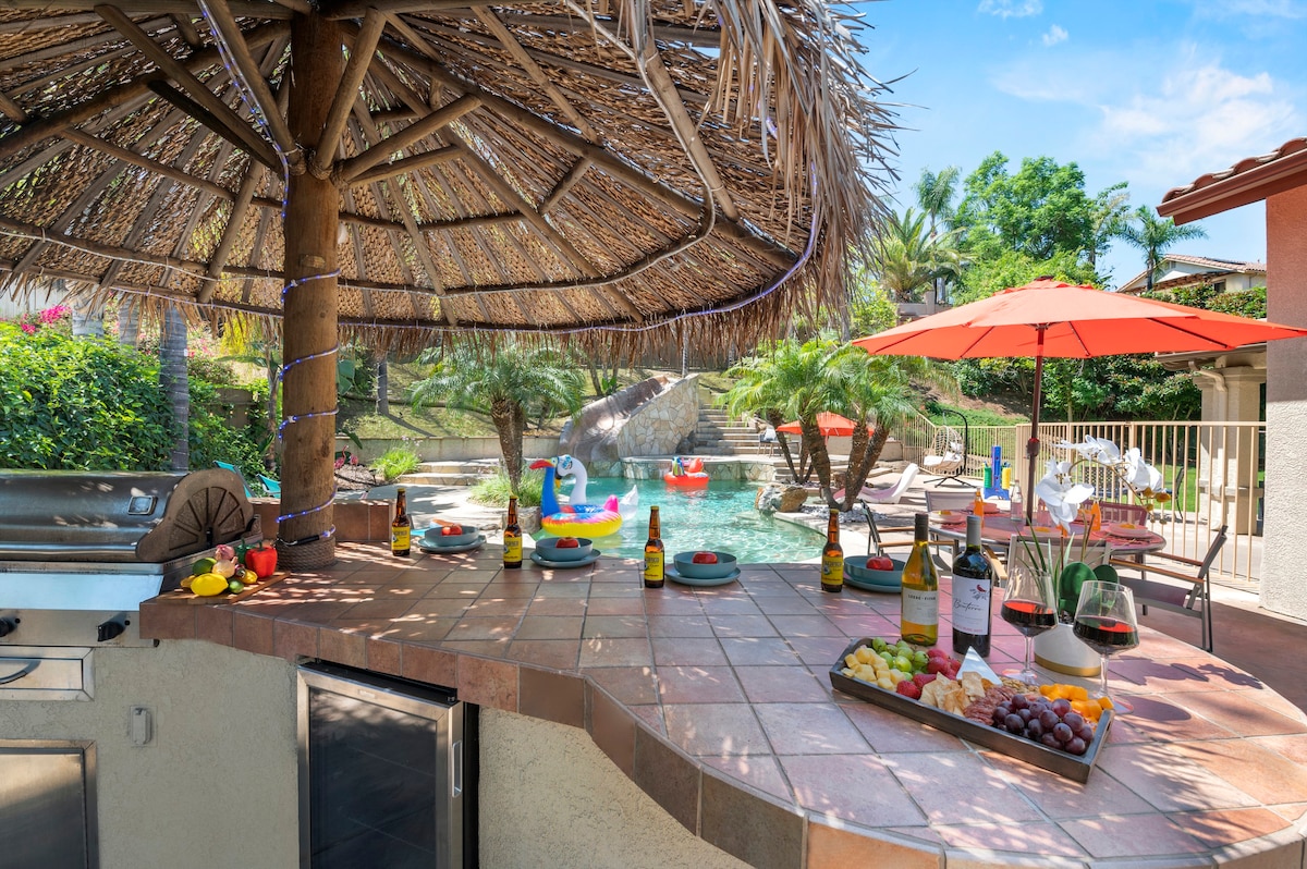 Waterslide, Spa & Games- SoCal Stunner!