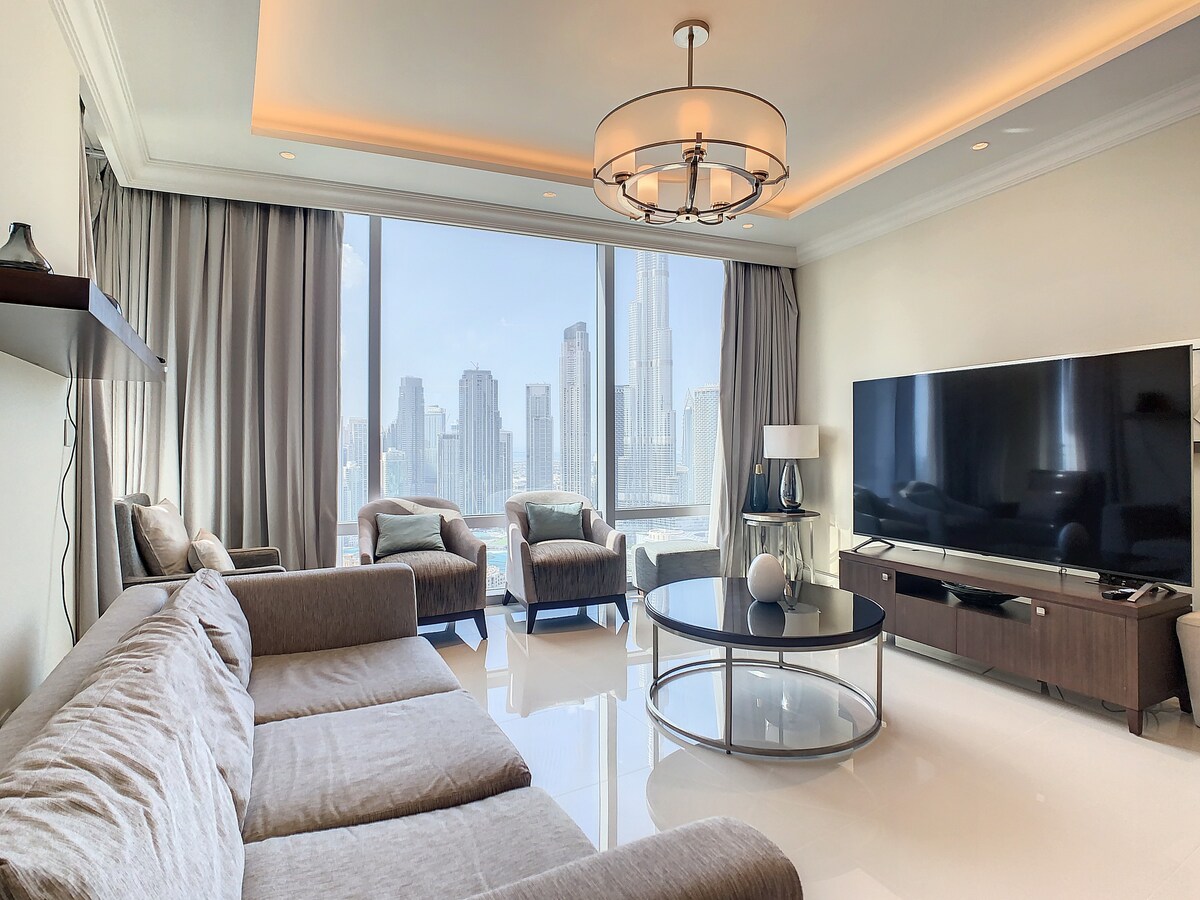 迪拜市中心豪华双床公寓