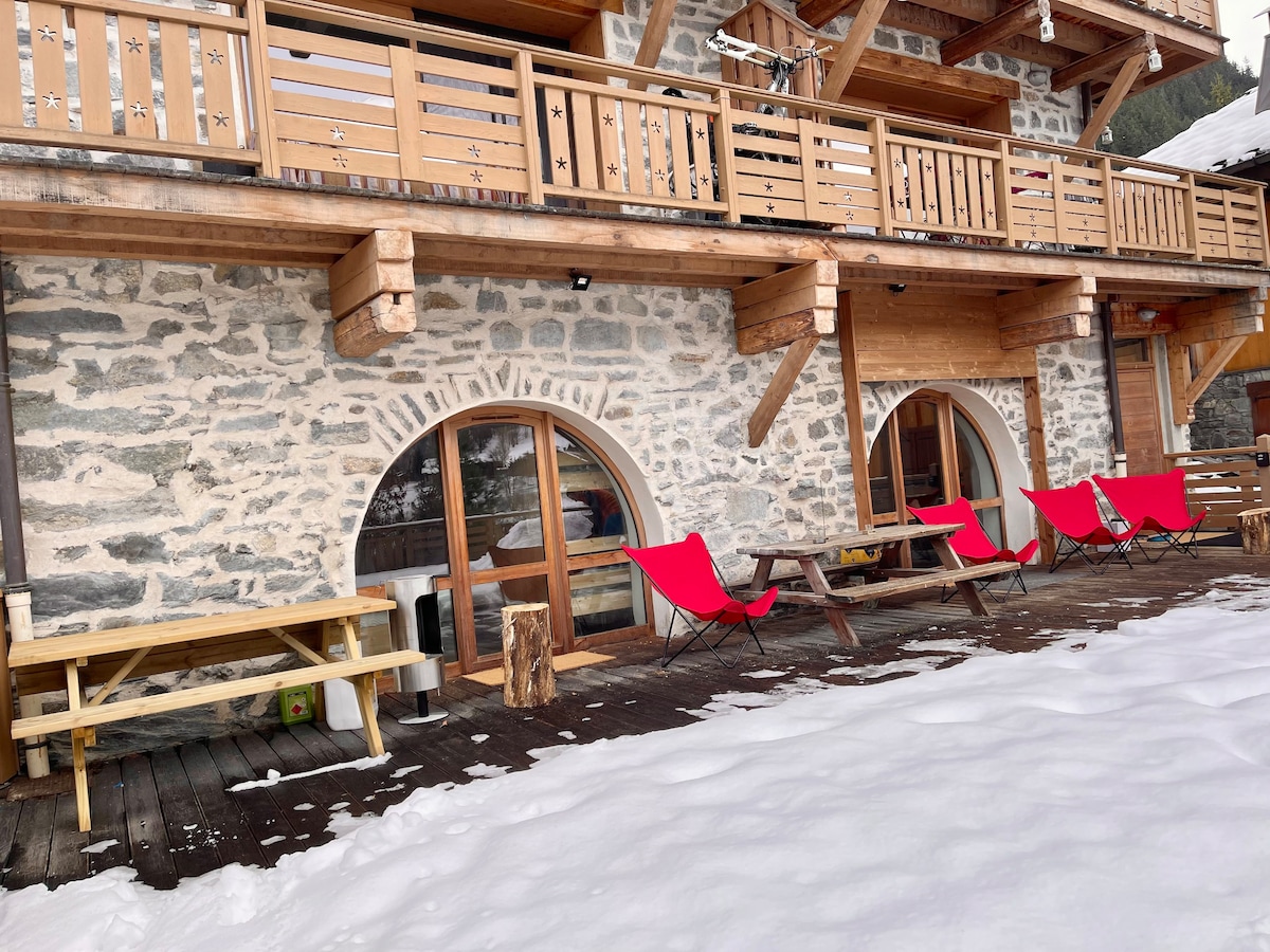 Méribel ski cosy 10 personnes super terrasse