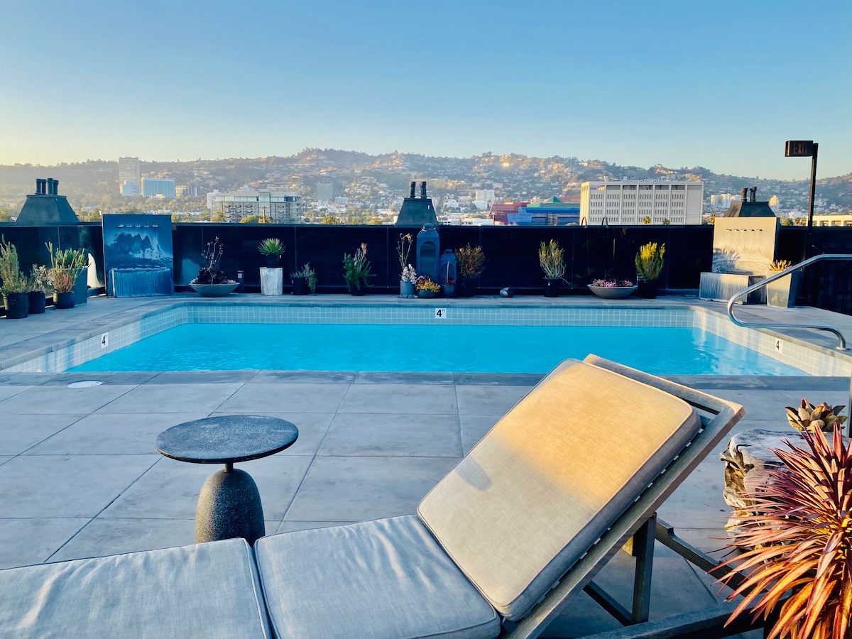 令人惊叹的3卧公寓贝弗利山+屋顶泳池