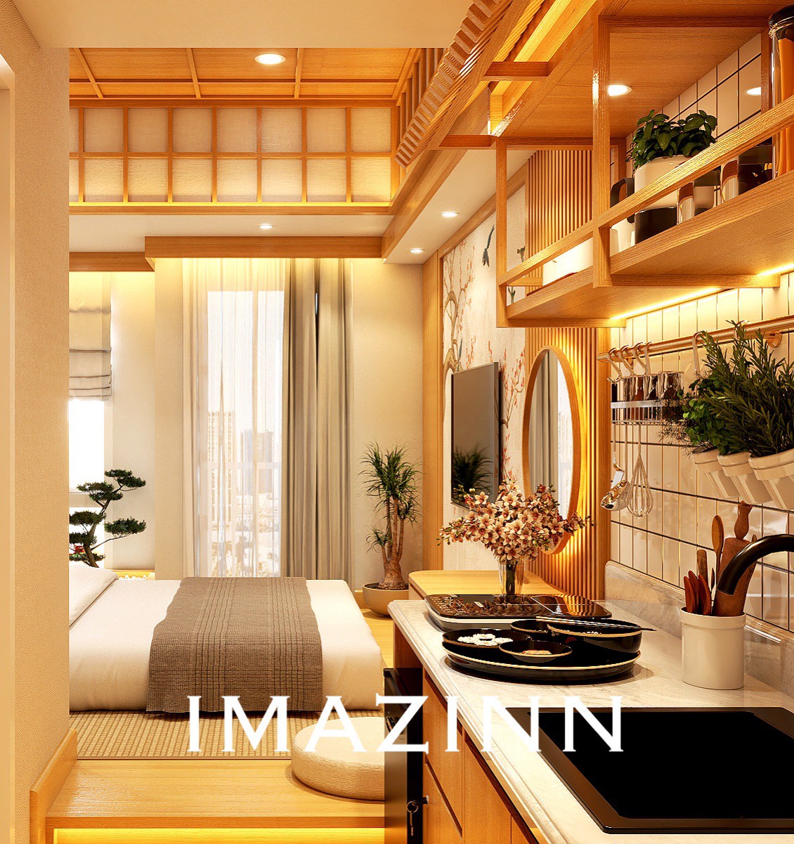 iMazinn - Chikusei Tokyo Riverside PIK 2单间公寓