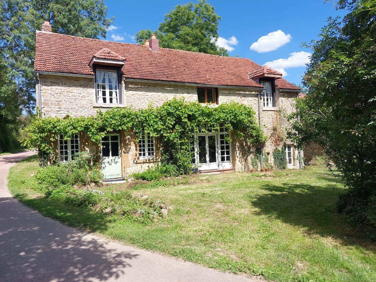 Authentic Village Home Burgundy