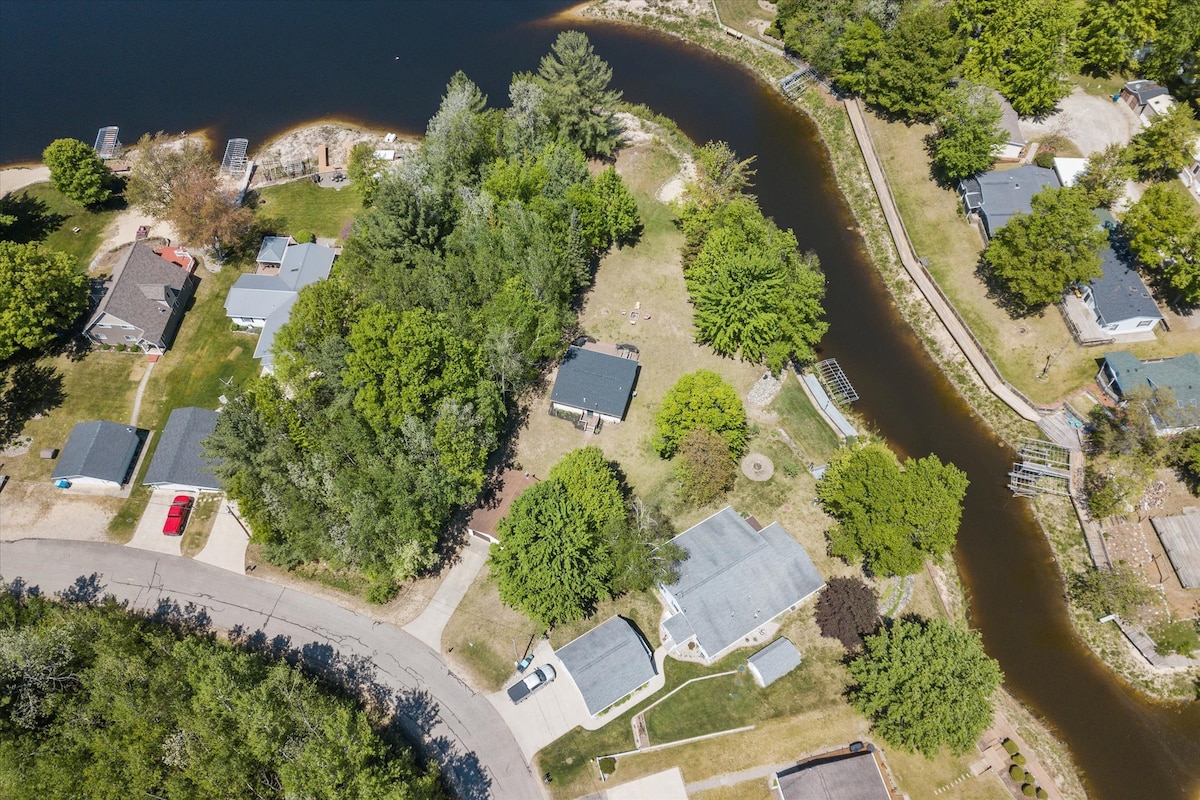 Updated Ranch on Secord Lake with a Private Beach