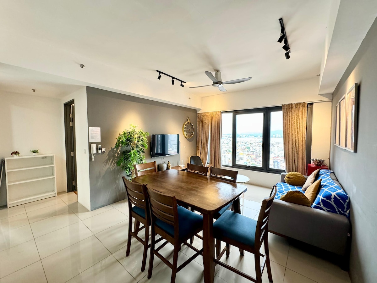 Komtar + Seaview 2BR @ Macalister 218 Georgetown