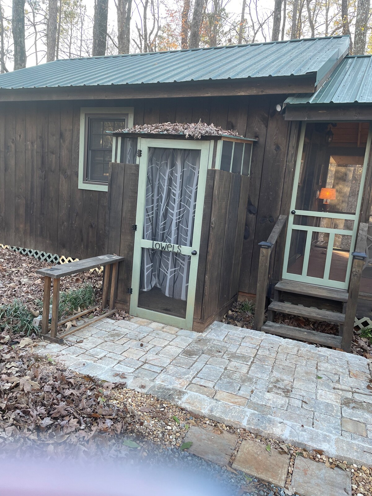 Lakeview tiny house/fire pit/outdoor shower
