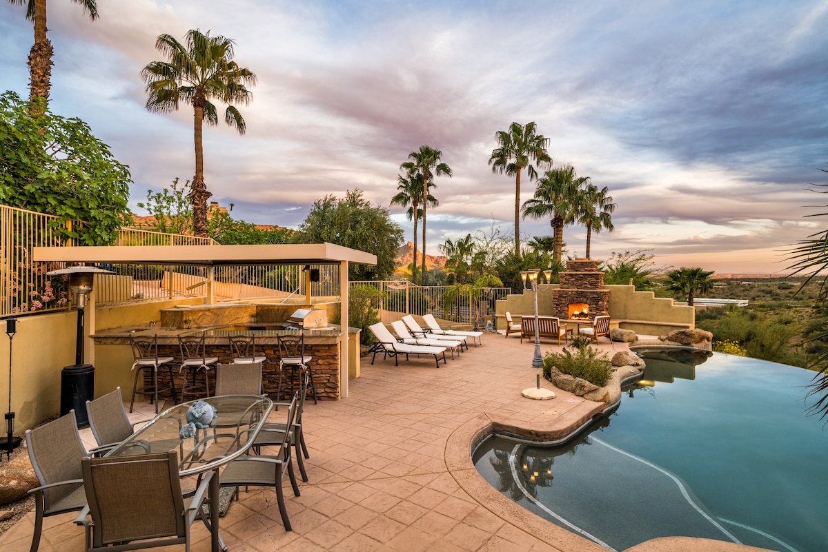 Expansive Sunset View~Infinity Pool&Spa~5BD, 3.5BA