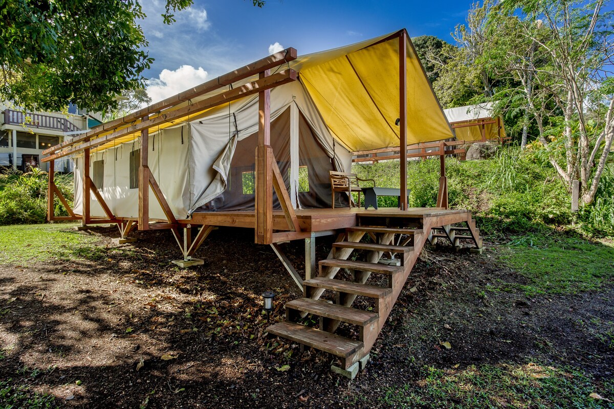 Waipiëo Lodge的Mac Nut平台帐篷