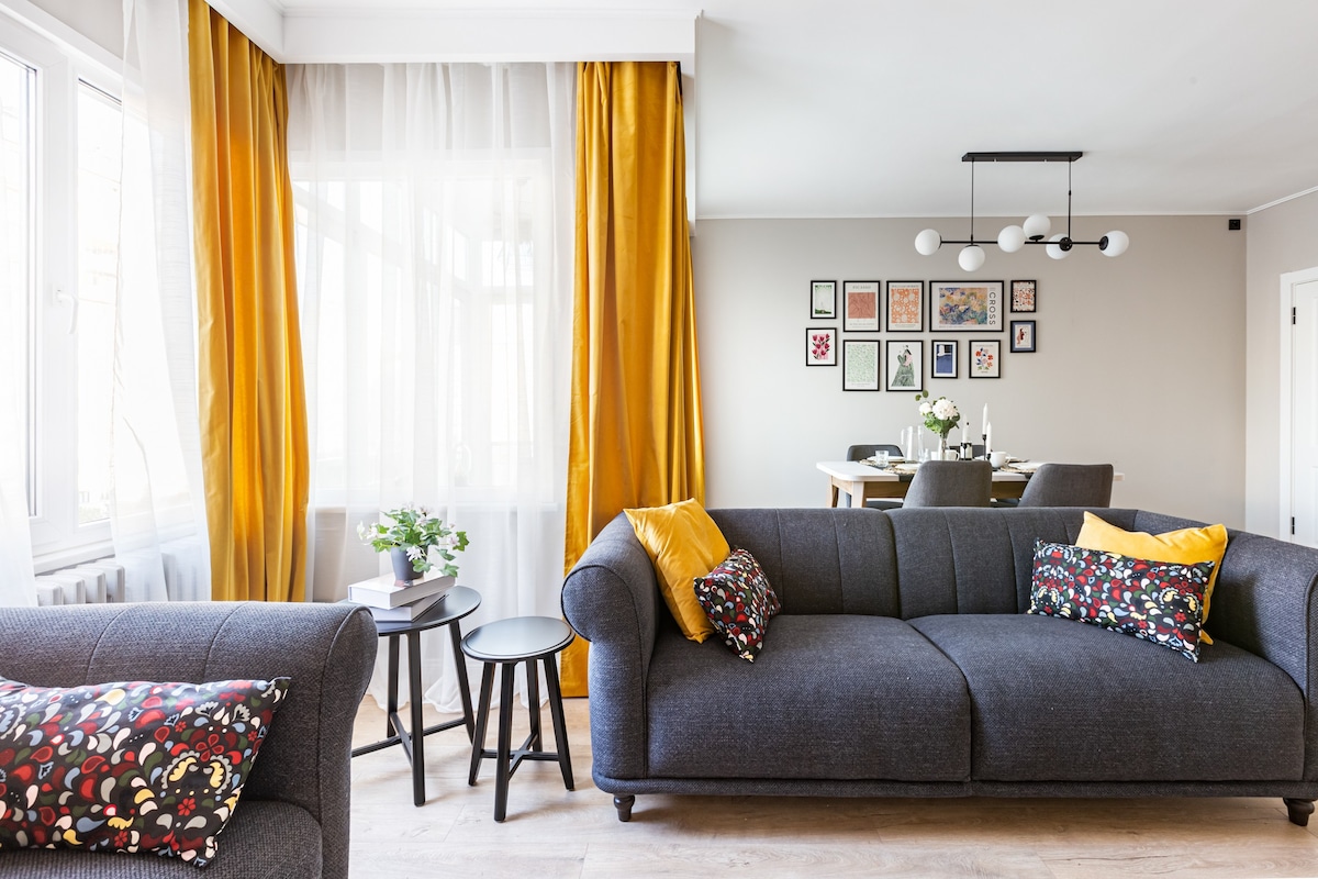 AT HOME | Yellow Apartment