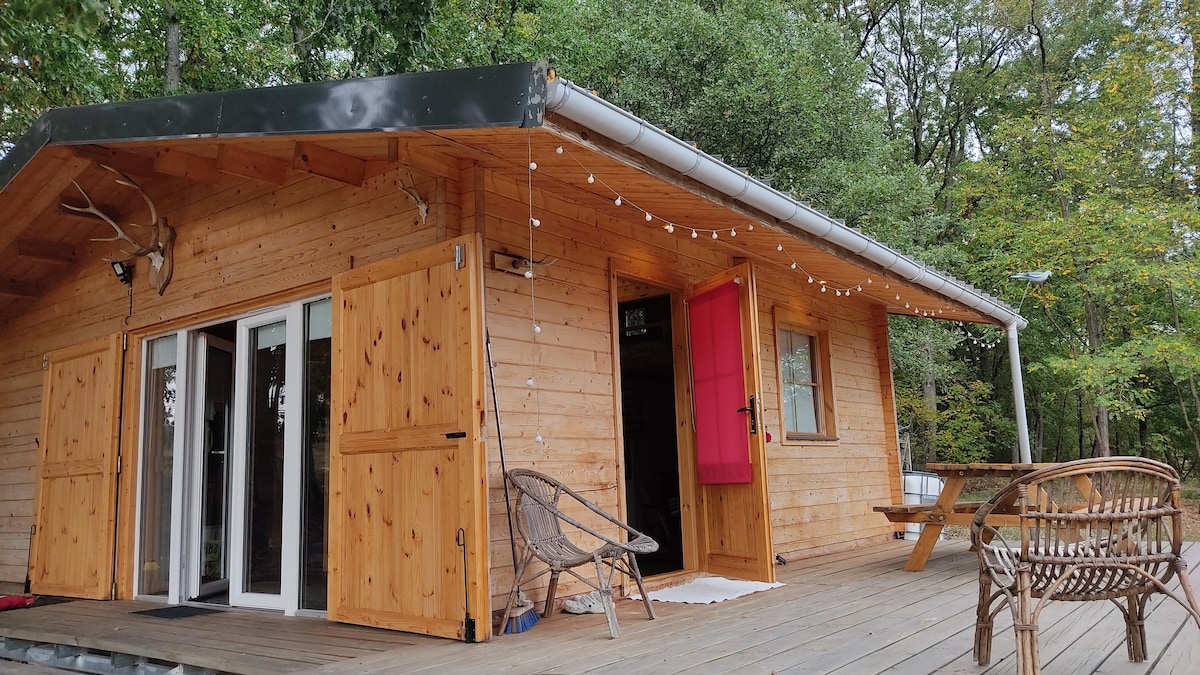 Chalet de campagne dans les bois