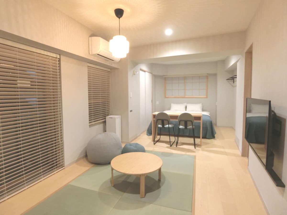 2023 35平方米的日式公寓距离Sumiyoshi站出口仅5分钟步行路程