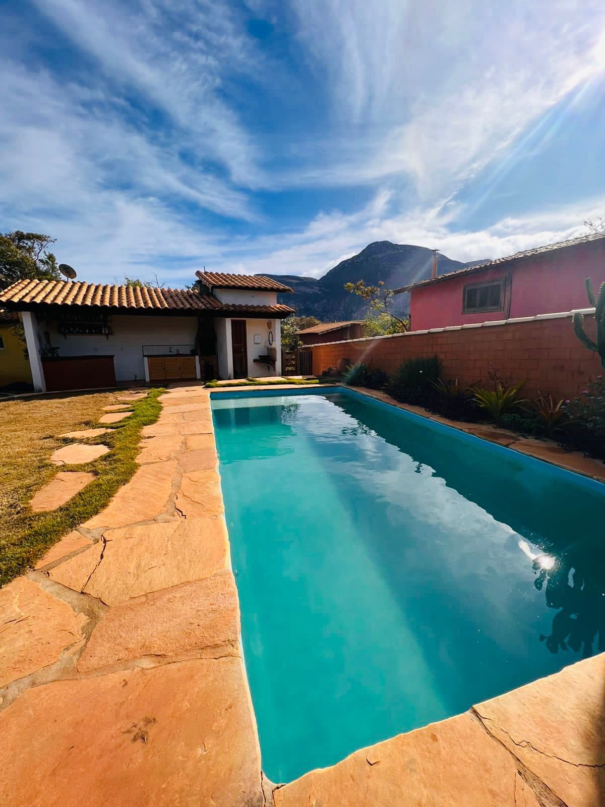 Casinhas da Lapinha VERDE 2q-Piscina compartilhada