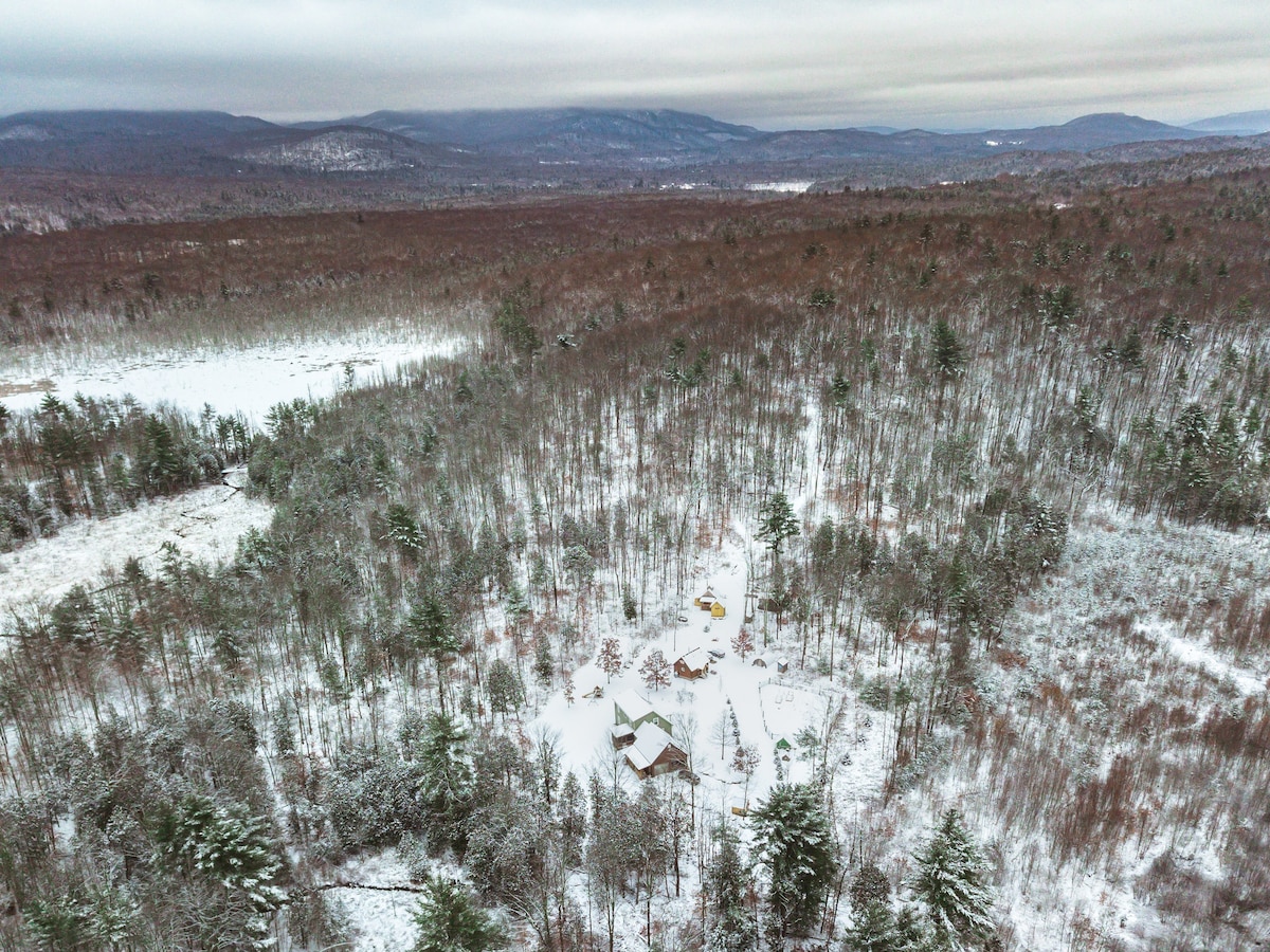 米德尔伯里（ Middlebury ）和绿山（ Green Mtns ）附近的木屋度假胜地