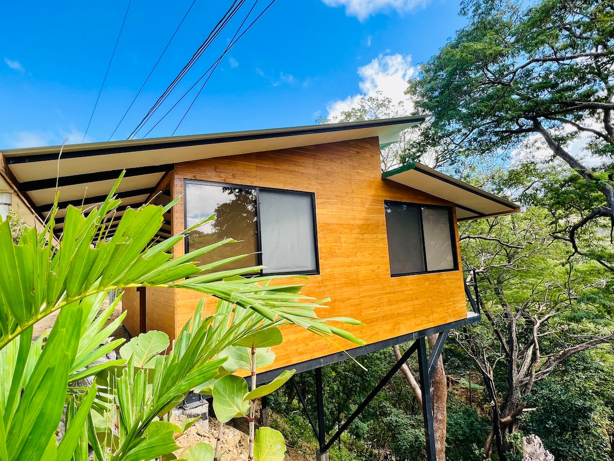 Casita Teka, overhanging the jungle