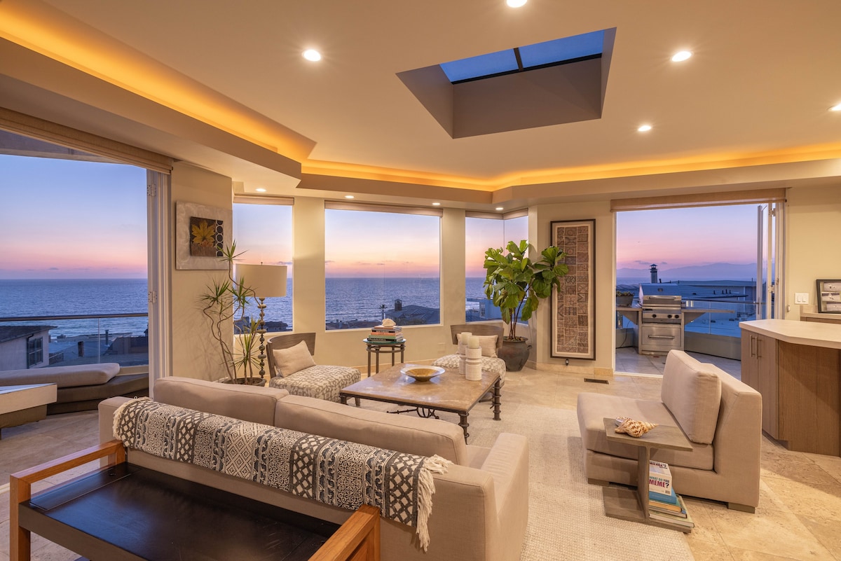 Stunning Manhattan Beach Panoramic Ocean View Home