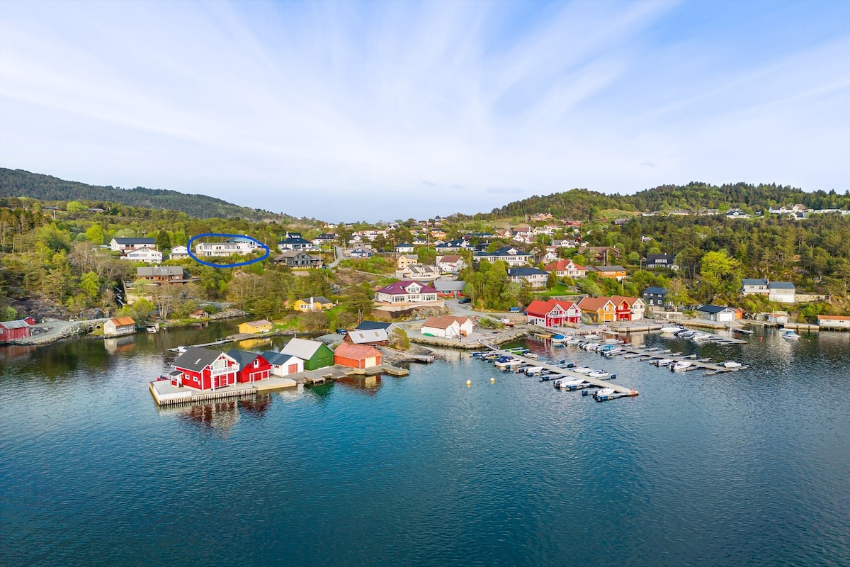 Stort hus med fantastisk utsikt