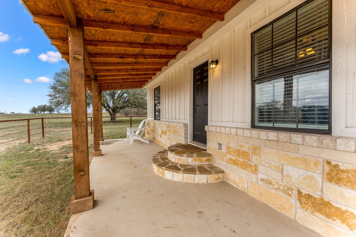 Secluded ranch house