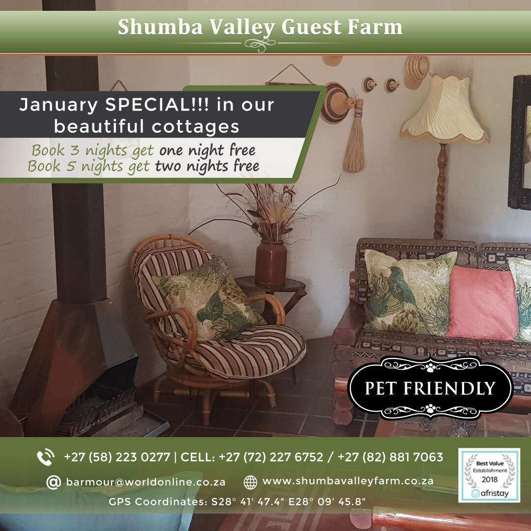 Shumba Valley Guest Farm -富兰克林乡村小屋