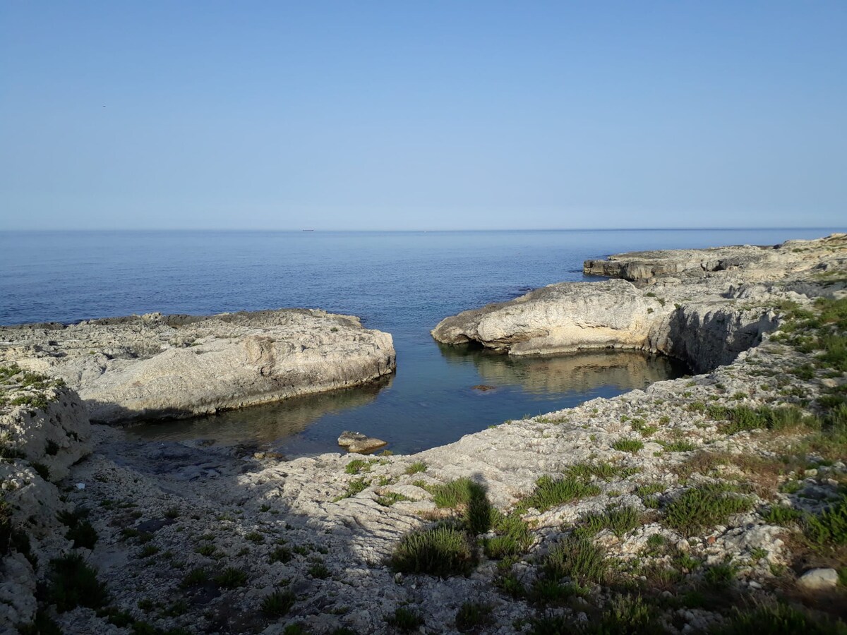 Villa al mare sulla scogliera