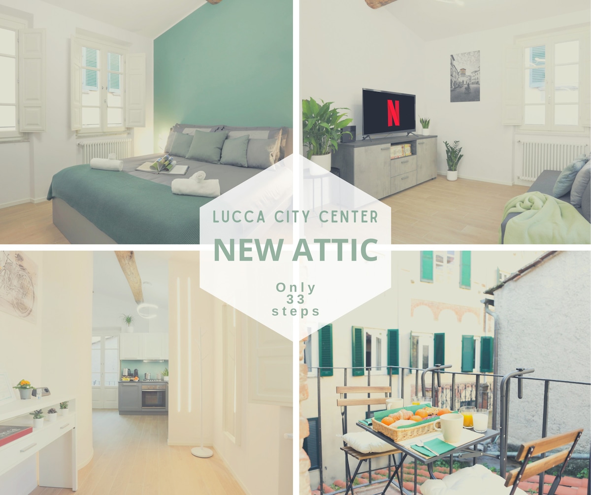 [*NEW ATTIC*] LUCCA CityCenter-Balcony-Netflix