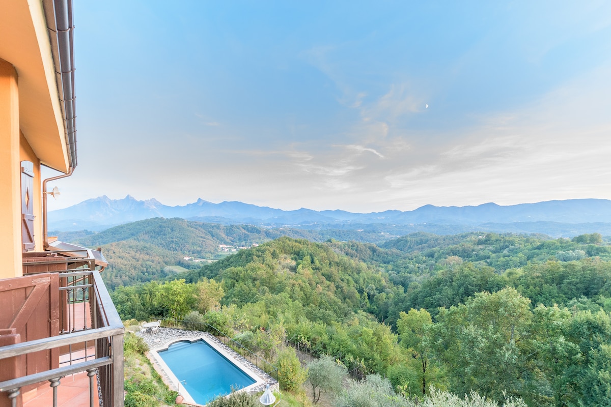 La Luna Nuova, villa for 12 pax and panoramic pool