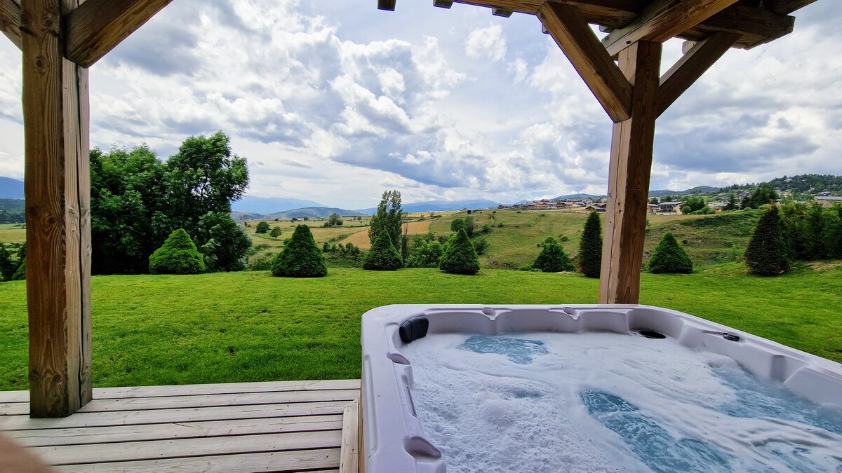 Chalet "Sjodammen", jacuzzi & vue incroyable !