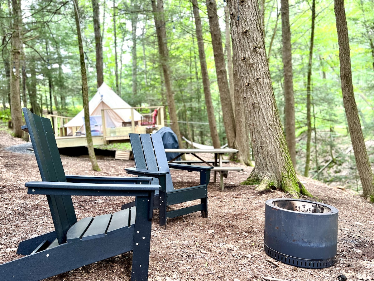 Private Creek-side Glamping Retreat