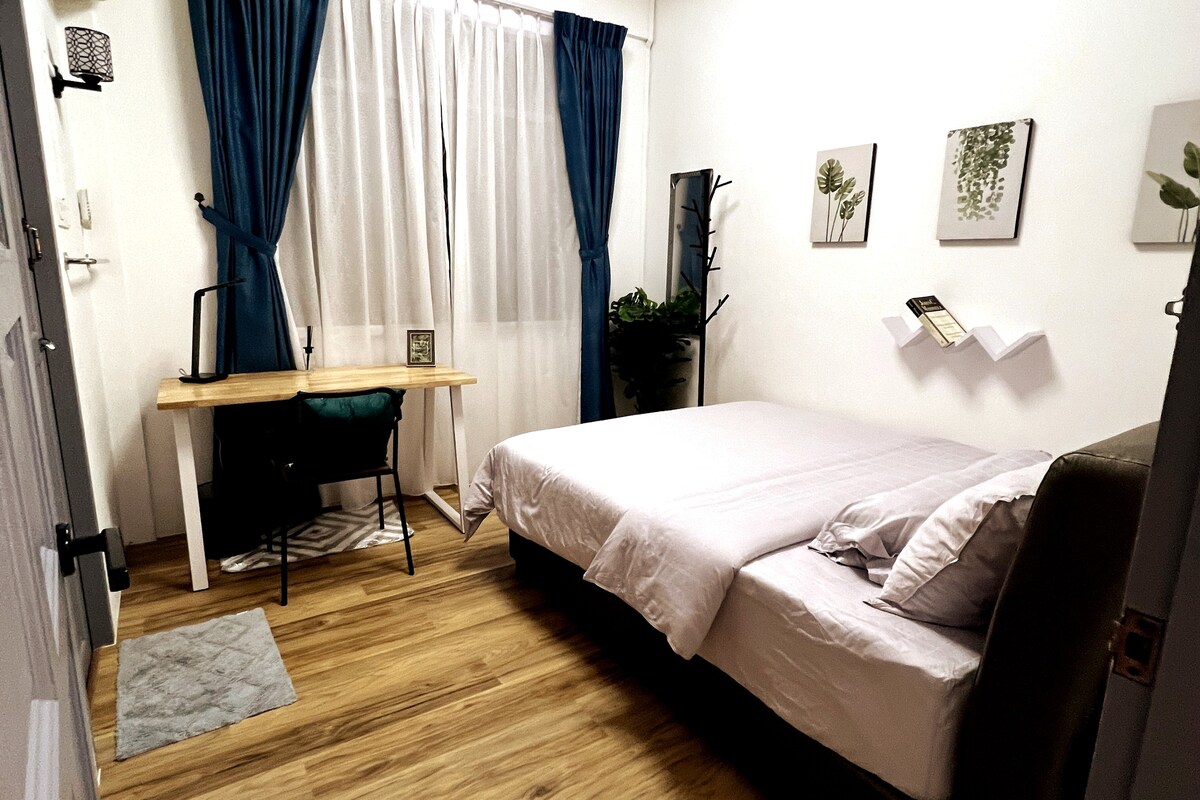 舒适的房间，适合短期或长期住宿
