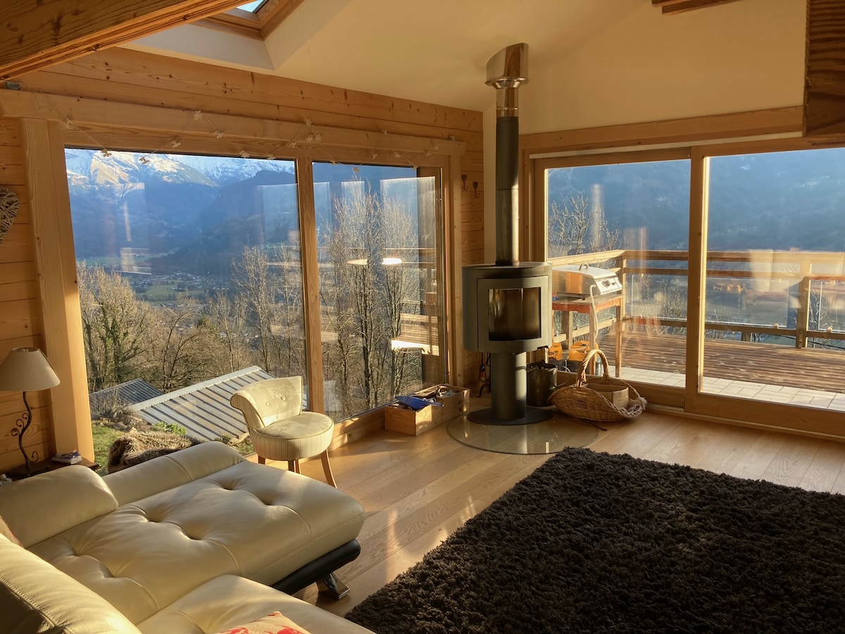 Chalet Verchaix Vue sur Grand-Massif